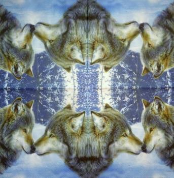 057 Tiere Herbst - 3-lagig - Nouveau